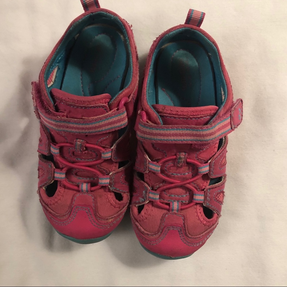 Surprize Athletic Sandals Pink Little Girl Size 8